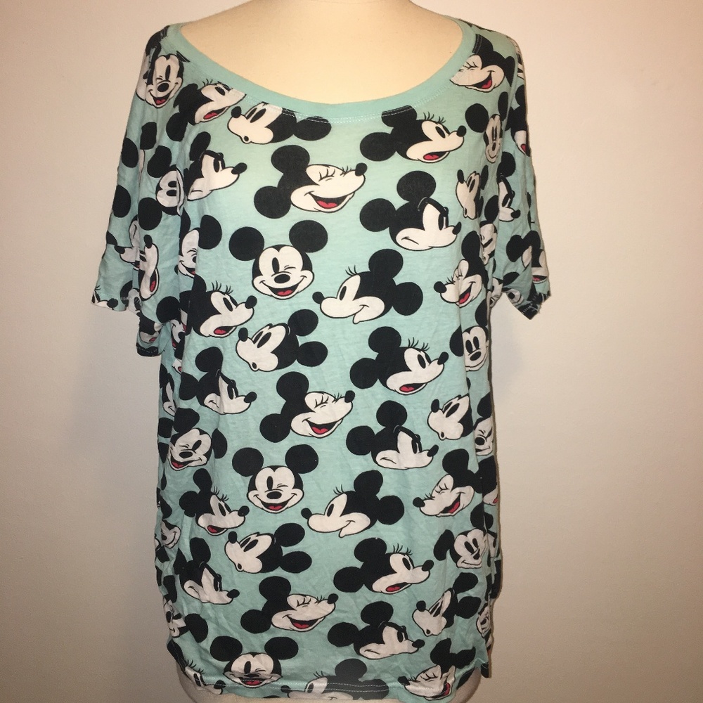 Minnie and Mickey Mouse Oversized Shirt
